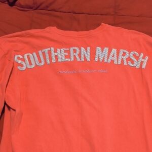 Southern Marsh Coral Long Sleeve Shirt